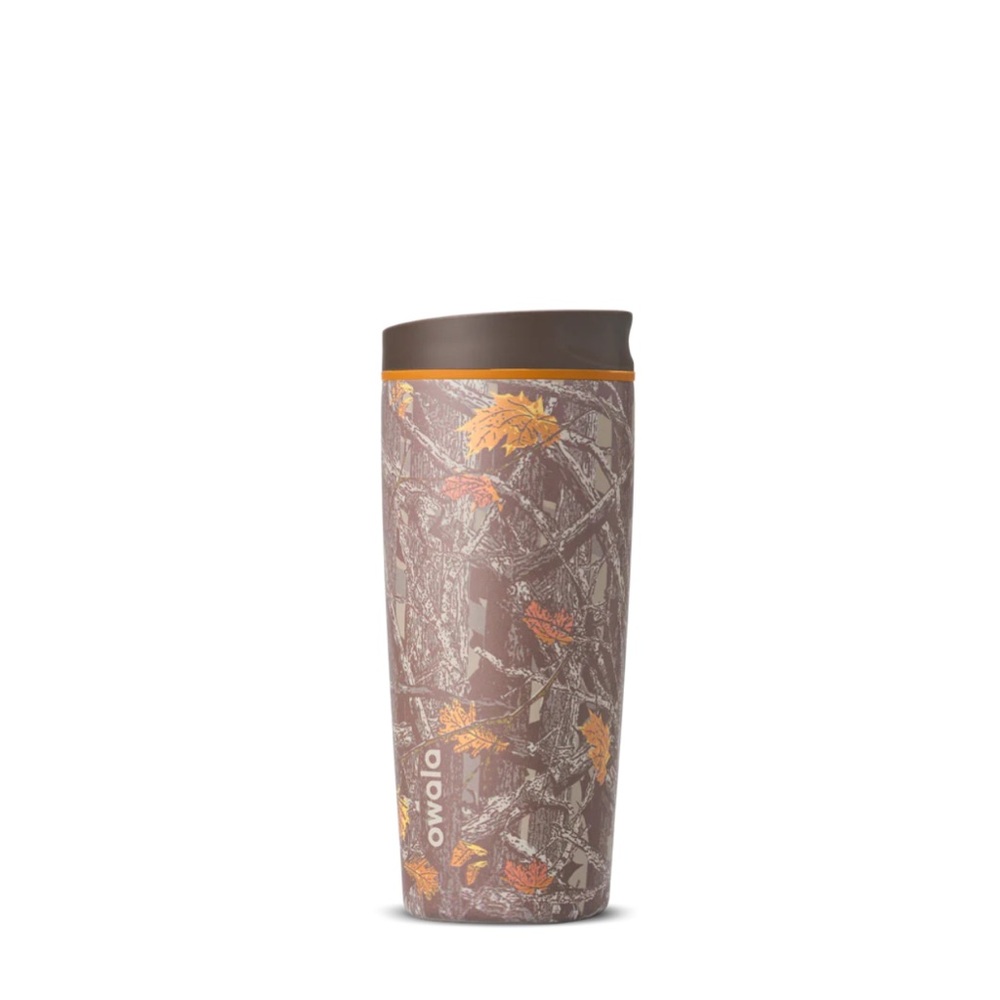 New Owala ‘Out Of Sight’ Camouflage Tumbler with Orange Accents color drop